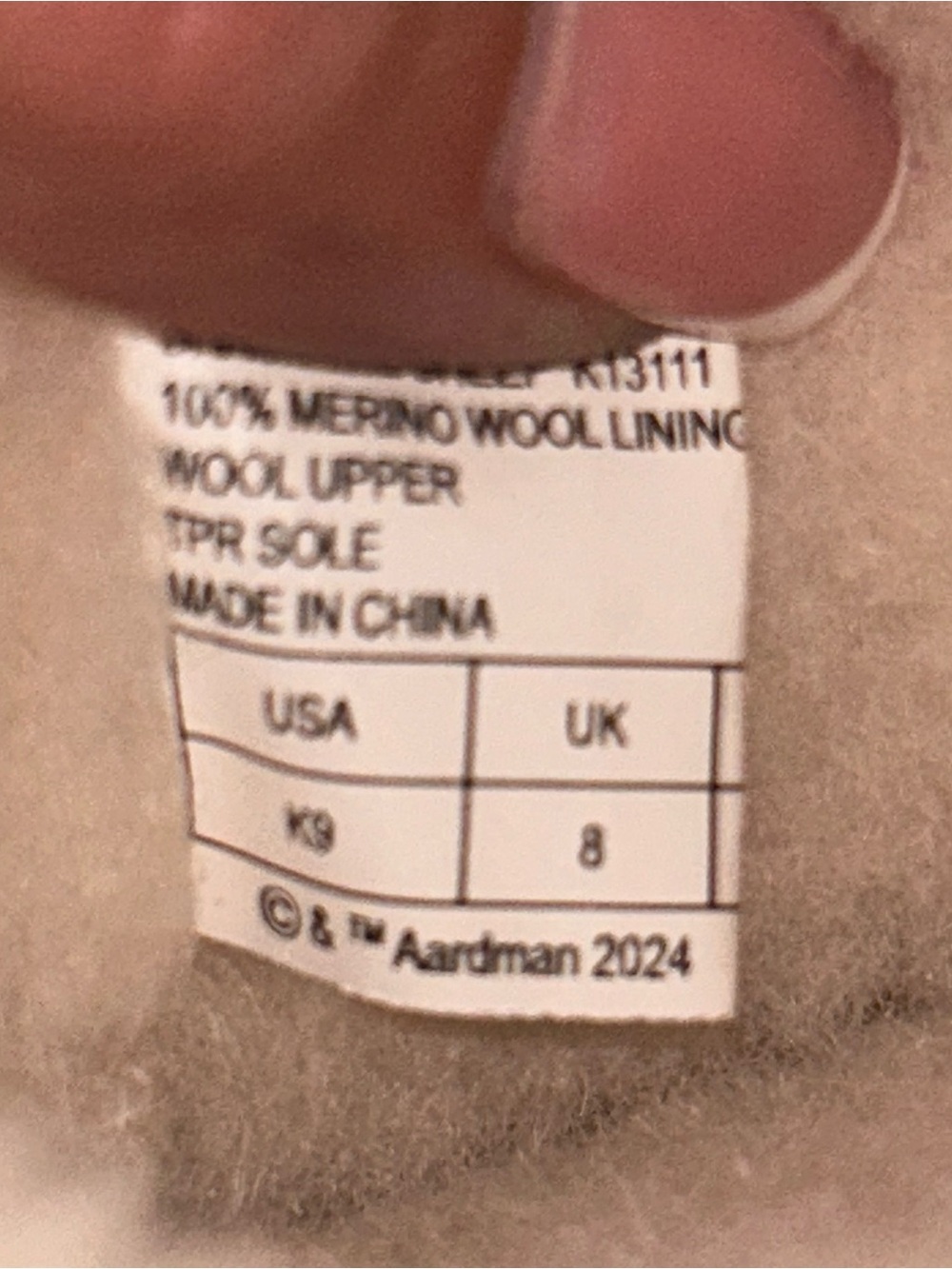 Emu Australia shaun the sheep merino wool slippers kids sheep booties - Picture 7 of 7